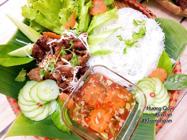 Cách làm bún thịt nướng siêu ngon cho những ngày chán cơm thèm đủ thứ