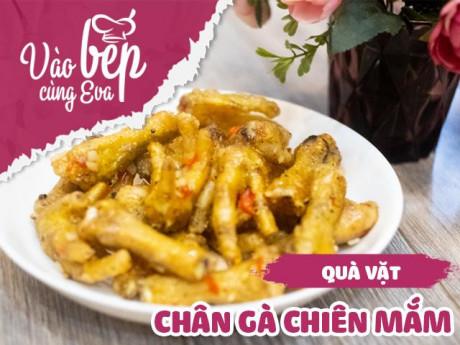 Trời se lạnh mà không làm chân gà chiên mắm tỏi thì thật có lỗi với thời tiết