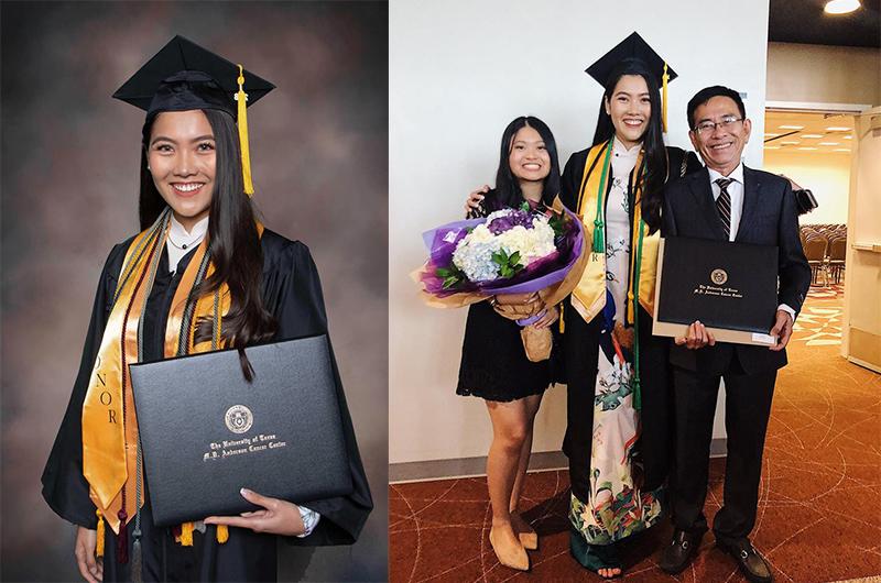 Vũ Nam Phương tốt nghiệp loại xuất sắc dành cho những người đạt điểm GPA từ 3.94-4.0. Cô vinh dự nhận giải “Outstanding Academic Award” cho sinh viên xuất sắc toàn diện về học tập, nghiên cứu và Cúp “Honor Roll” dành cho sinh viên toàn diện và xuất sắc nhất.
