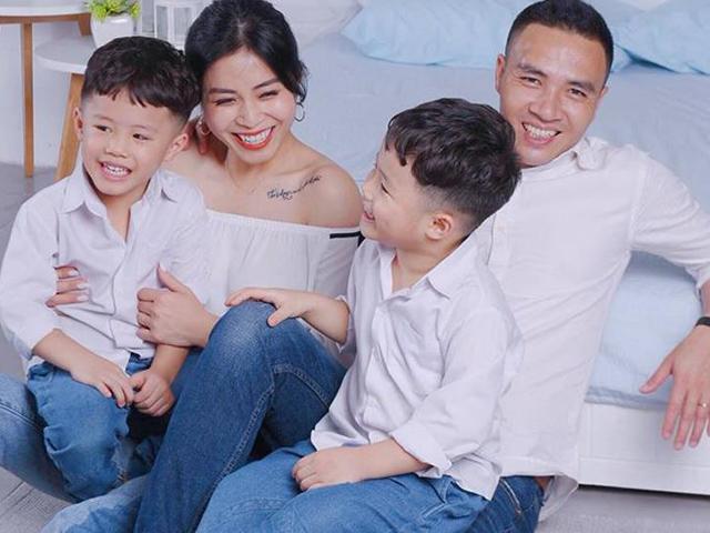 Trước khi hủy kết bạn, cặp song sinh của Hoàng Linh từng quấn chồng sắp cưới của mẹ đến vậy