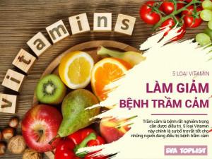 5 loại vitamin có thể làm giảm triệu chứng trầm cảm