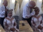 Clip Eva - Khoảnh khắc cụ ông giúp cụ bà trang điểm, chụp ảnh kỷ niệm 50 năm ngày cưới gây xúc động