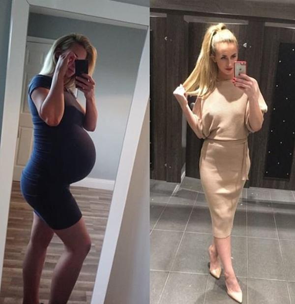 vua sinh doi, me tre da lay lai voc dang kieu nu nho bua sang voi dung 3 loai nuoc - 4