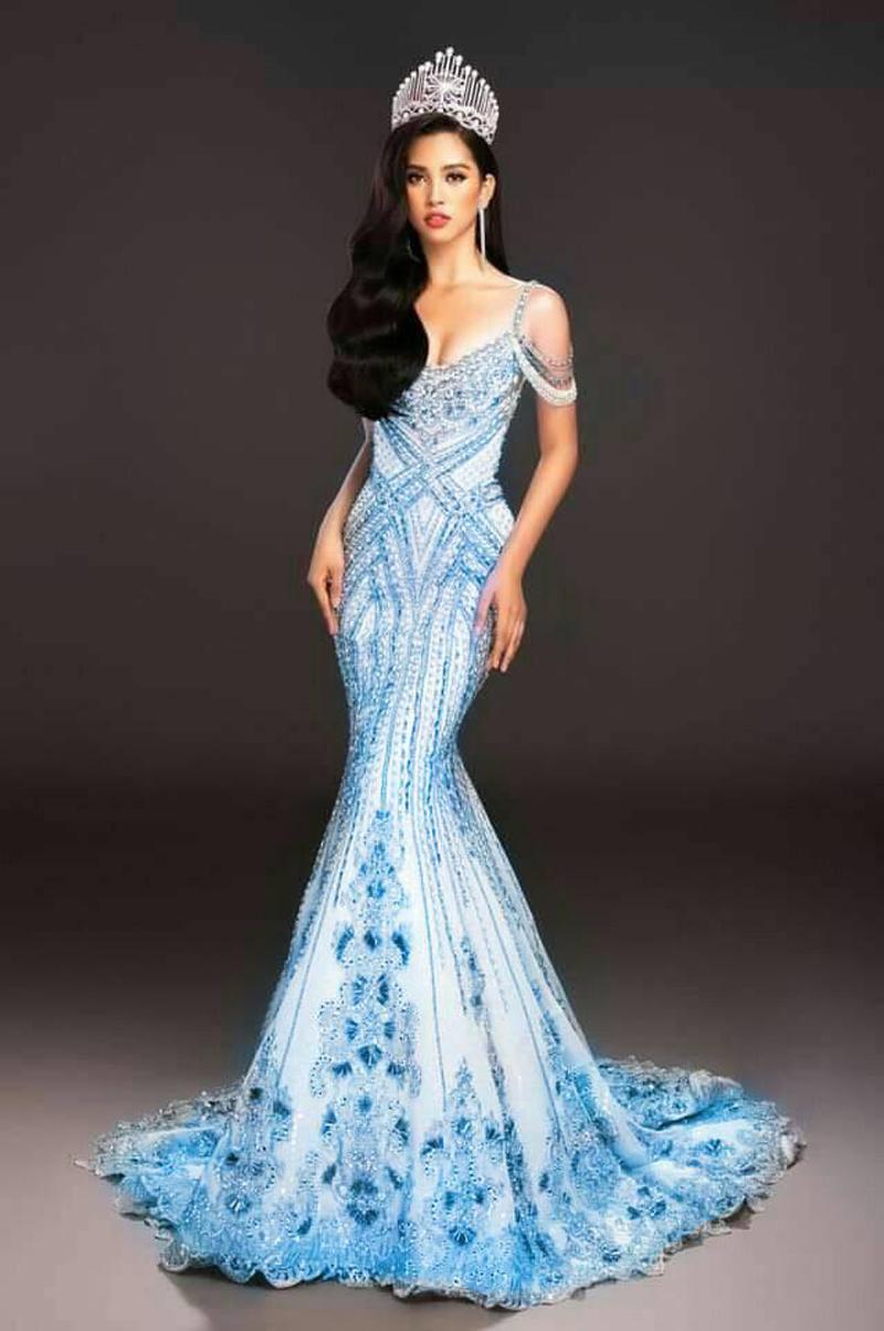 Khánh Vân tung loạt váy dạ hội cho bán kết Miss Universe 2020 - DNTT online