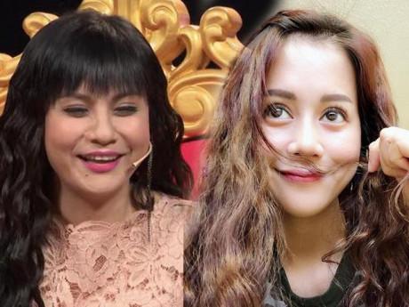 Đụng hàng kiểu tóc xoăn xù mì ấn tượng, Cát Phượng đối đầu cực "gắt" với An Nguy