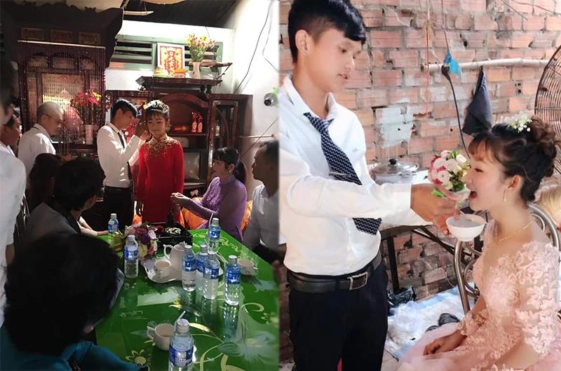 Được biết, chú rể là Lê Minh Nhớ (Tân Châu, Tây Ninh) và cô dâu là Nguyễn Thị Tuyết Nhi. Chia sẻ với phóng viên, anh Nhớ rất bức xúc với những thông tin sai sự thật được lan truyền trên mạng.
