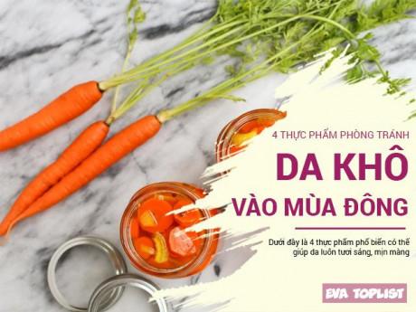Chẳng lo da khô mùa đông với những "siêu" thực phẩm cấp ẩm này