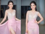Thời trang - Photoshop ảnh mượt mà, Á hậu Phương Nga vẫn lộ nội y vì mặc váy xuyên thấu