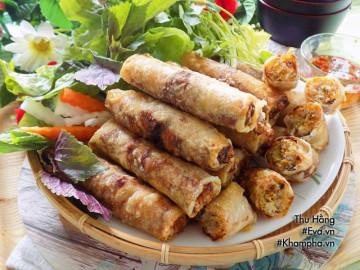 Thử tài làm nem rán giòn rụm, vàng ươm ăn chấm nước chua ngọt ngon tuyệt tác