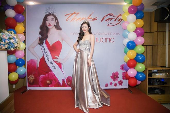 Bùi Lý Thiên Hương thay 3 bộ váy trong tiệc cảm ơn sau khi trở thành Hoa hậu - 6