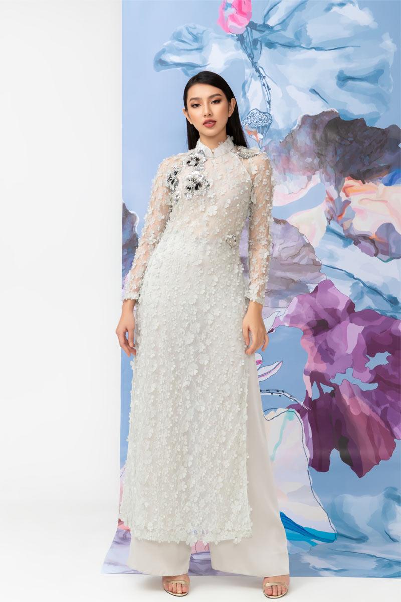 Hậu Miss International, Thuỳ Tiên :chơi lớnamp;#34; với áo dài ren phối cùng... boots - 11