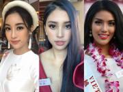 Làm đẹp - Cũng tự tay trang điểm tại Miss World, Lan Khuê, Đỗ Mỹ Linh lại chẳng sánh lại Tiểu Vy vì...