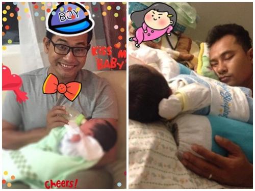 Đâu phải chỉ mẹ xập xệ, các ông bố cũng mất hình tượng soái ca chỉ vì chăm con mọn - 7