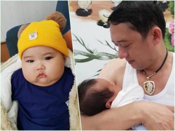 Phải nuôi bộ, bế rong suốt, con trai danh hài Chiến Thắng vẫn 5 tháng nặng 10kg, má tròn vo