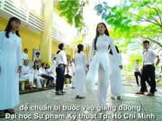 Thời trang - Giày thể thao phối áo dài, câu “người đẹp mặc không giống ai... cũng vẫn đẹp” chính là Tiểu Vy