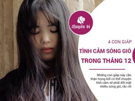 Top con giáp tình cảm thăng trầm, sóng gió trong tháng 12