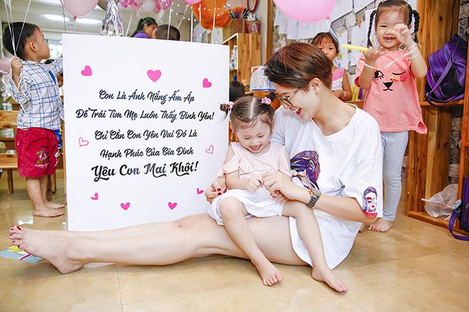 nhan sinh nhat 3 tuoi cua con gai dau long, trang tran he lo dieu khien ai nay bat ngo - 8