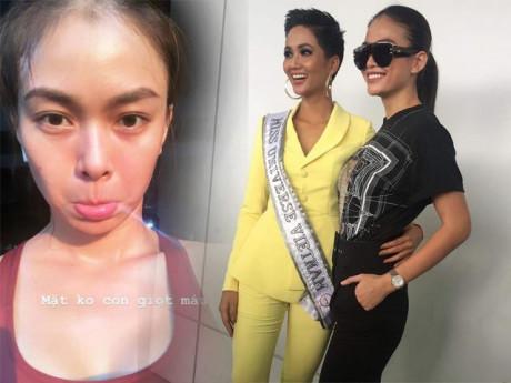 Tiễn H' Hen Niê lên đường thi Miss Univere, Mâu Thuỷ chỉ đánh son kẻ mày mà vẫn xinh đẹp