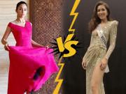 Thời trang - So với Tiểu Vy toàn xanh hồng chói lọi, Minh Tú "chém" đẹp đối thủ chỉ với 1 kiểu đầm