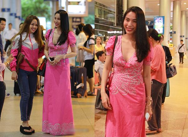 bo tay chuyen sao viet: len tham do duoc goi la my nhan, ra san bay bong hoa "tham hoa" - 9