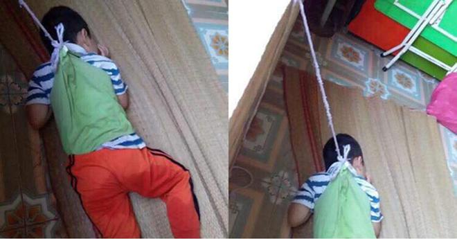 vu be trai bi buoc day treo len cua so lop: giao vien len tieng thua nhan - 1