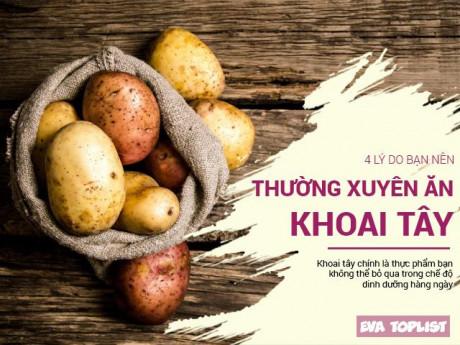 4 công dụng hữu hiệu đáng kinh ngạc của khoai tây có thể bạn chưa bao giờ biết