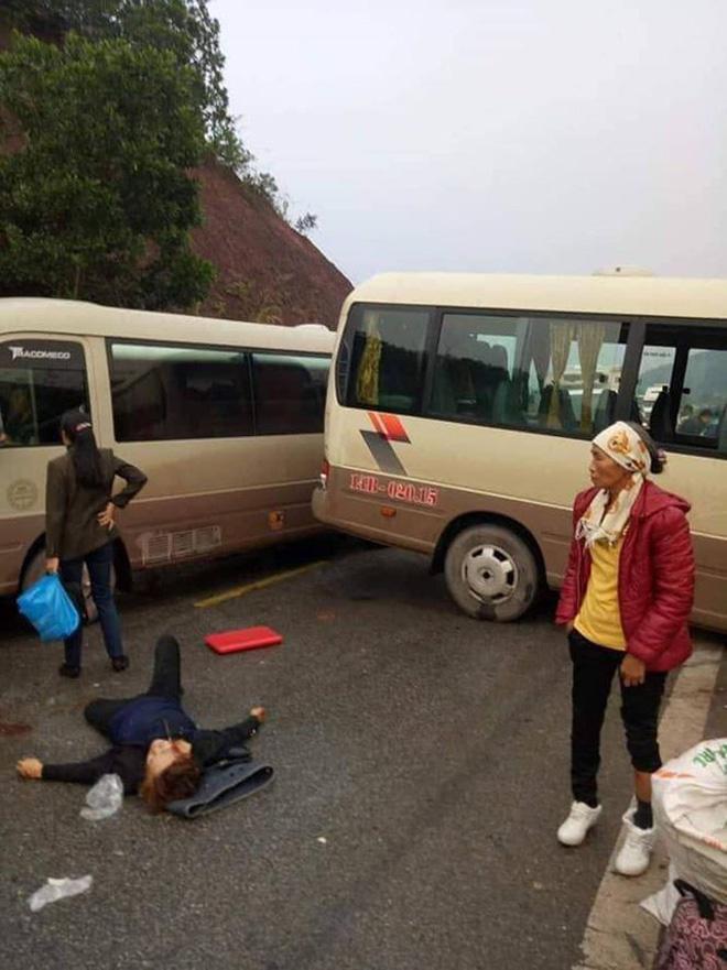 xe khach 29 cho dam truc dien xe tai, nhieu nguoi bi thuong - 2