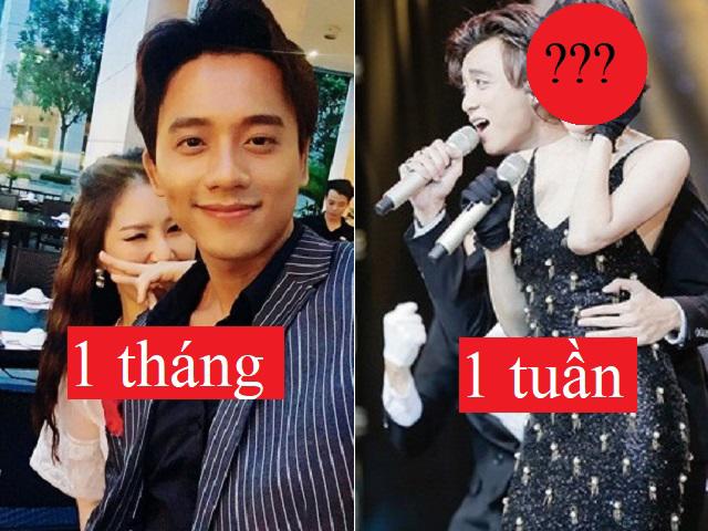 Những cuộc tình đoản mệnh nhất showbiz Việt: Choáng nhất là cặp đôi yêu 1 tuần đã… chia tay