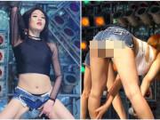 Thời trang - Chóng mặt vì quần 15cm ngắn tới lộ cả nội y của các cô ca sĩ liều lĩnh
