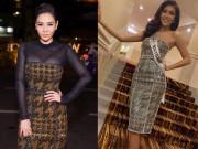 Thời trang - Bận đi thi hoa hậu ở trời Tây, Minh Tú vẫn đụng hàng đàn chị Thu Minh như thường