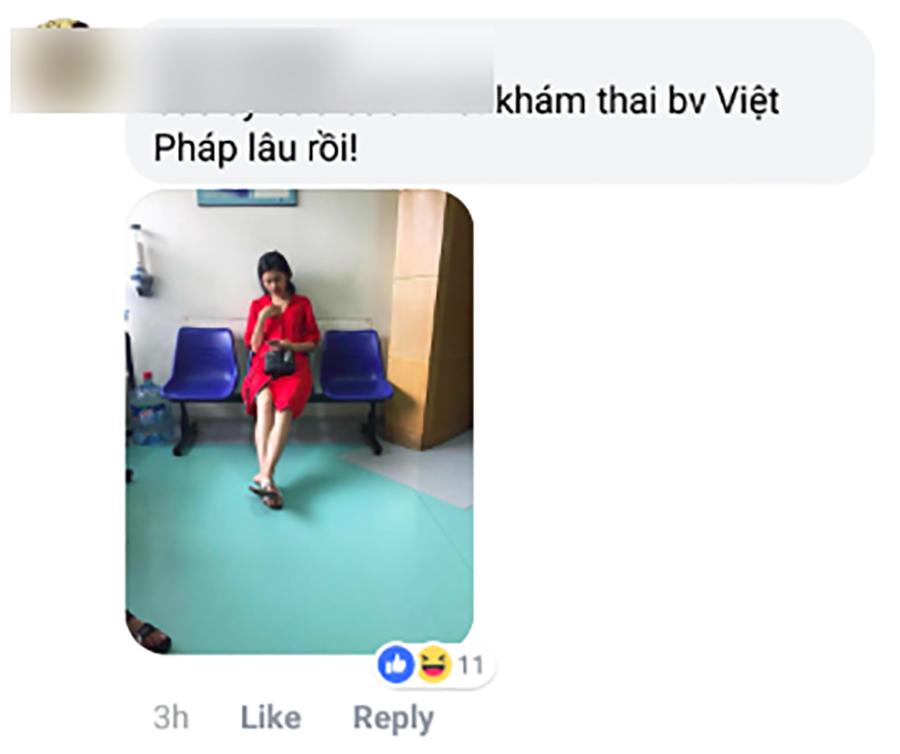 lo hinh anh duoc cho la a hau thanh tu di kham thai tai benh vien truoc ngay cuoi? - 2