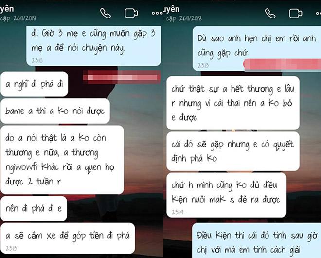 ban gai bau 7 thang, nam sinh tuyen bo than nhien: "pha di, chi anh huong xiu thoi a!" - 2