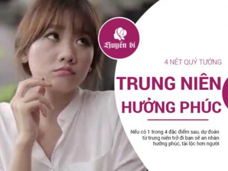 Có 4 điểm quý tướng này, trung niên hưởng phúc, tài lộc đầy nhà, chớ dại mà thẩm mỹ