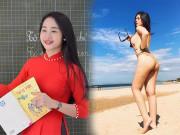 Tin tức - 4 cô giáo sexy gợi cảm: Kín đáo khi đứng lớp, bốc lửa ngoài đời thường
