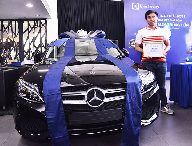 Mua máy giặt Electrolux, giành cơ hội lái chiếc xe Mercedes gần 1,4 tỷ tiếp theo về nhà - 1
