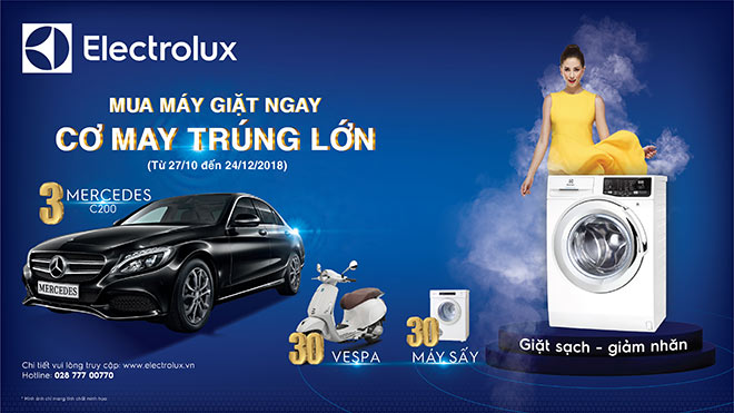 Mua máy giặt Electrolux, giành cơ hội lái chiếc xe Mercedes gần 1,4 tỷ tiếp theo về nhà - 3