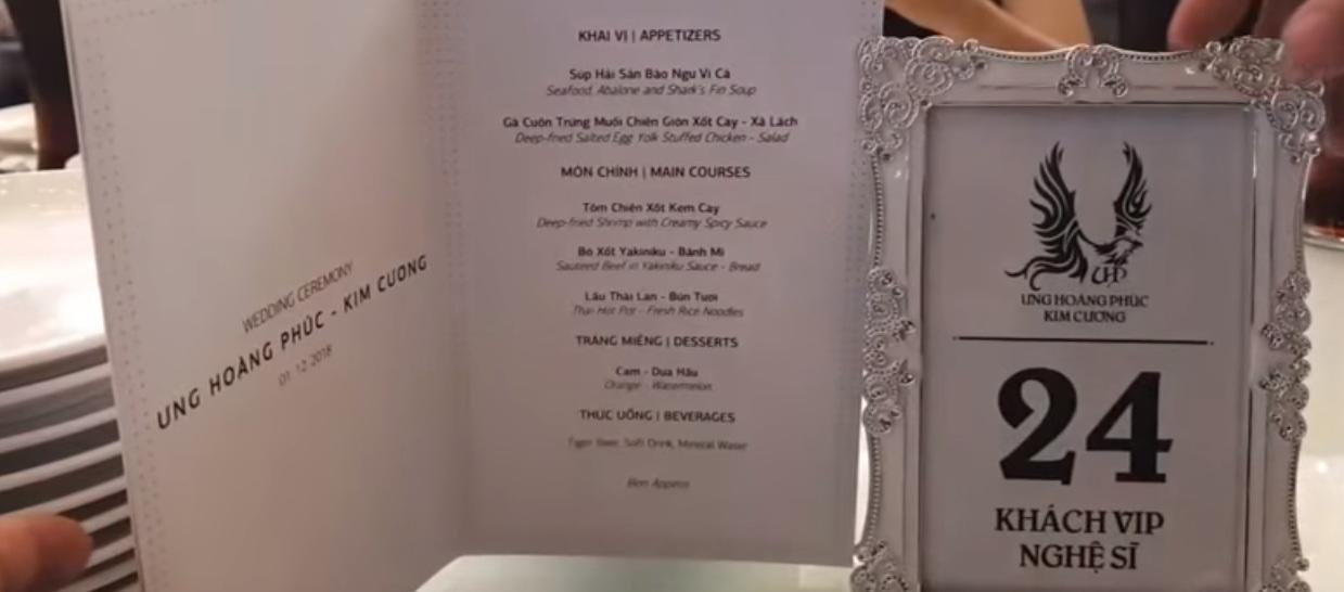 thuc don tiec cuoi ung hoang phuc sang chanh, dong - tay ket hop chang kem gi cua truong giang - 2