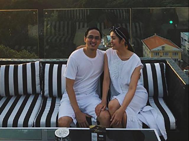 Phát sốt trước tấm ảnh Tăng Thanh Hà tình tứ bên Louis Nguyễn dưới ánh hoàng hôn