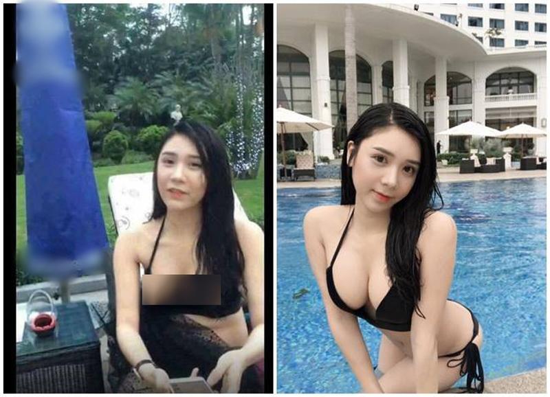 Thanh Bi vô tình bị lộ ngực khi livestream trò chuyện cùng fan trong một buổi chụp ảnh bikini. Thiết kế xẻ ngực quá táo bạo đã vô tình phản chủ. 
