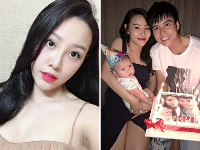 Hy sinh nhan sắc sinh con cho thầy Kiên Quỳnh Búp Bê, vợ hotgirl nhìn con mà trào nước mắt