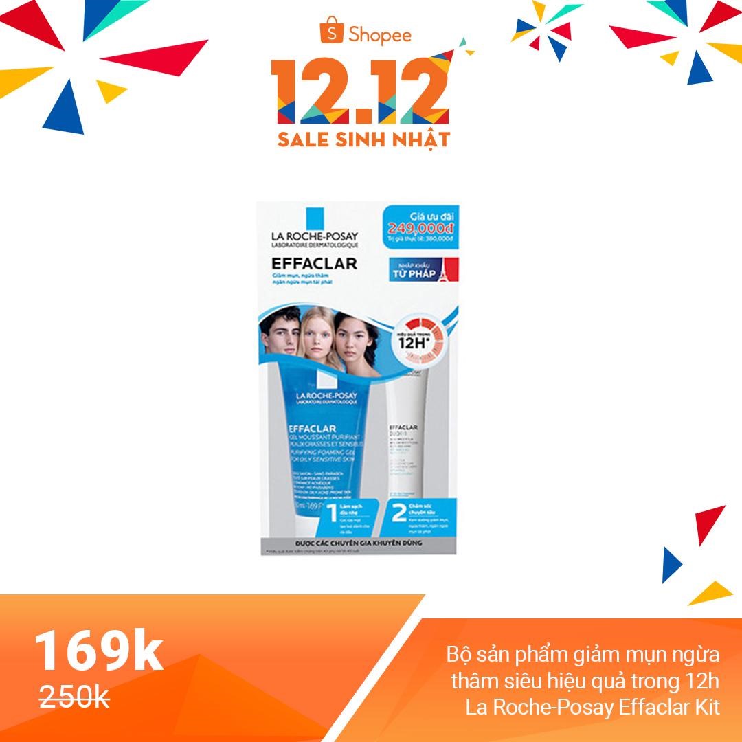 Shopee sale mỹ phẩm trọn bộ La Roche-Posay chỉ còn 169K, mua ngay kẻo hết! - 1