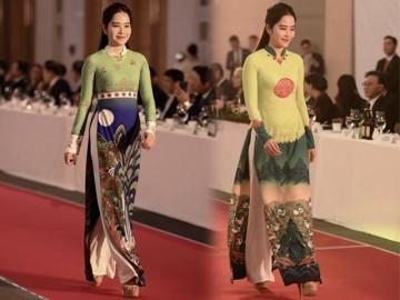 Tưởng giảm cân thành công ai ngờ Nam Em diện áo dài lại hiện nguyên hình vai u thịt bắp