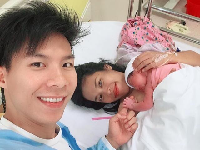 Hoàng tử xiếc Quốc Nghiệp sung sướng chào đón công chúa, vợ đi đẻ vẫn xinh rạng ngời