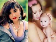 Bà bầu - Bốn mỹ nhân Việt mạo hiểm mang bầu tuổi 40: Mẹ xinh ngất ngây, con đẹp như thiên thần