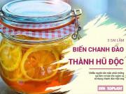 Sức khỏe - Những sai lầm biến chanh đào ngâm mật ong thành ... "thuốc độc"