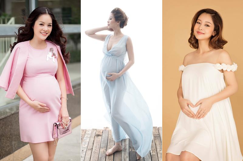 Khi mang thai, chị em nào cũng lo lắng chuyện cơ thể thay đổi, nhan sắc tụt dốc. Là những biểu tượng sắc đẹp, chắc hẳn các Hoa hậu, Á hậu càng áp lực hơn về vấn đề này. Cùng so kè nhan sắc của những "nàng Hậu" Việt Nam khi mang thai. 
