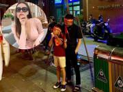 Làm mẹ - Cường Đôla khoe ảnh đi bão sau bóng đá, ai cũng giật mình vì điểm đặc biệt ở con trai