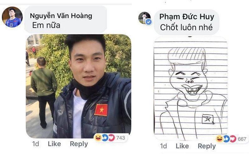 Nguyễn Văn Hoàng không biết đã cảm thấy thế nào sau khi nhìn thấy bức chân dung của mình. 
