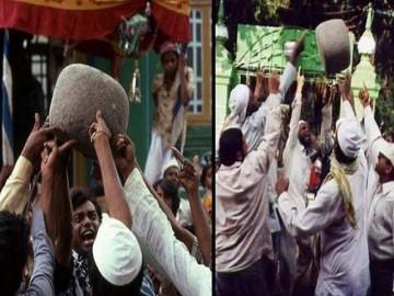 Hàng trăm khách du lịch quỳ lạy một hòn đá gây tranh cãi dữ dội