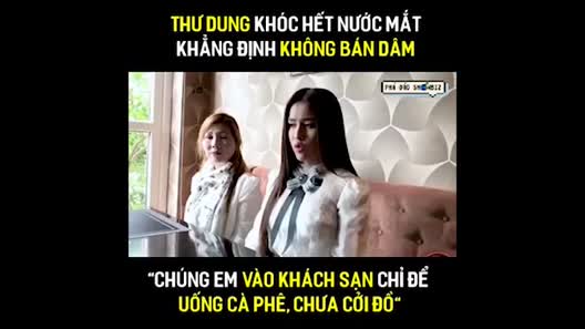 Thư Dung lên tiếng về nghi án bán dâm: Em vào khách sạn ...